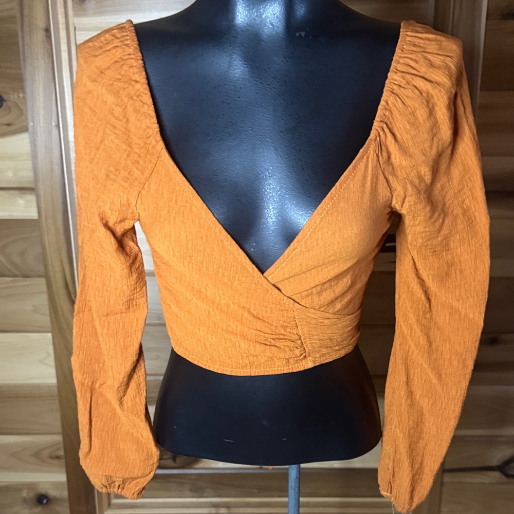 Long Sleeve Cropped Top